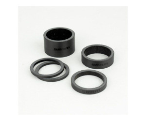 Проставки рулевой колонки RockShox UD Carbon, Gloss Black Logo (2.5mm x 2, 5mm x 1, 10mm x 1, 20mm x 1) (00.4318.035.000)
