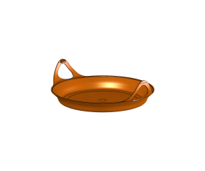 Захист для сковорідки Frypan на радиатор Jetboil Bottom Cover Orange 
