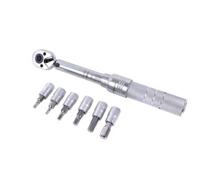 Ключ трещётка с насадками Birzman Torque Wrench 3-15nm 3,4,5,6,8mm,T25