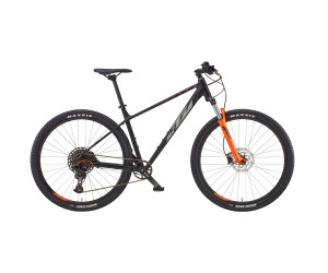 Велосипед KTM ULTRA FUN 29" чорний матовий (сіро-жовтогарячий), 2022