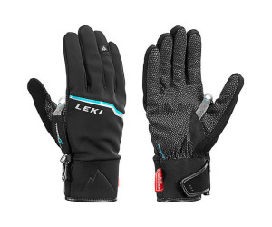 Перчатки LEKI Tour Precision V black-chrome-cyan 9.0