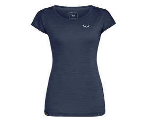 Футболка Salewa PUEZ MELANGE DRY W S/S TEE 26538 3966 темно-синий
