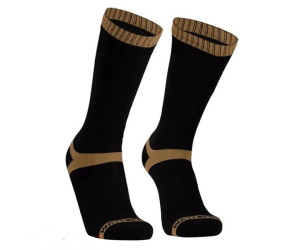 Шкарпетки водонепроникні Dexshell Hytherm Pro Socks чорні з коричневою смугою