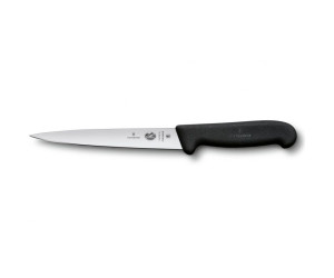 Нож кухонный Victorinox Fibrox Filleting Flex филейный 18 см черный (Vx53703.18)