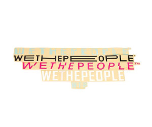 Набор наклеек WeThePeople 4BIG Sticker Set 4 шт.