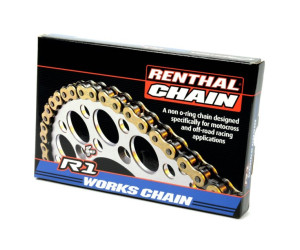 Цепь Renthal R1 Works Chain 428 [Gold] No Seal