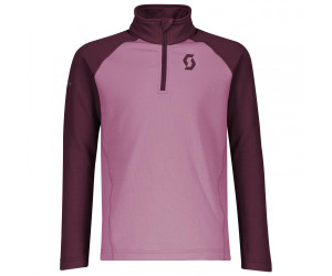Кофта подростковая SCOTT JR 1/2 ZIP DEFINED LIGHT red fudge/cassis pink 