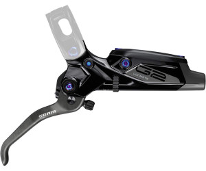 Ручка тормозная SRAM LEVER ASSEMBLY - CARBON LEVER (ASSEMBLED, NO HOSE, INCLUDES BARB & OLIVE) GLOSS BLACK RAINBOW ANO- G2 ULT (A2)