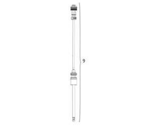Повітряна пружина RockShox FORK SPRING DUAL POSITION AIR ASSEMBLY - 170mm-27.5/29 (INCLUDES TOP CAP. KNOB. AIR PISTON. SHAFT BOLT) - ZEB A1 (2021)