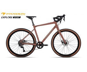 Велосипед PARDUS Gravel Explore Sport Grey/Red