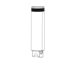 Шток RockShox DAMPER BODY/IFP Deluxe/Super Deluxe BR BLK 
