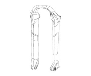 Штани RockShox PIKE DJ 26 SIL
