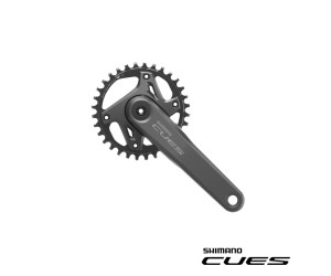 Шатуны Shimano FC-U6000-1, CUES, интегрированная ось, 175мм,9-11-ск.