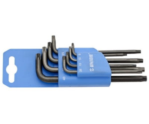 Набор ключей с профилем TORX в пластиковом подвесе Unior TX9-40