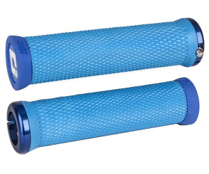 Грипси ODI Elite Motion, V2.1 Lock-On, Cyan Blue w/Black Clamp, сині із синіми замками
