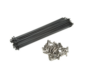 Спиці Cinema Stainless з ніпелем чорні