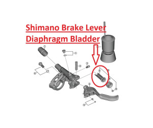 Диафрагма тормозной ручки Shimano BL-M820
