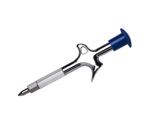 Пістолет для змащення BikeWorkX grease gun silver-blue