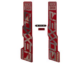 Набор наклеек ROCKSHOX - BOXXER ULTIMATE 27/29 GLOSS POLAR FOIL FOR RED (2021)
