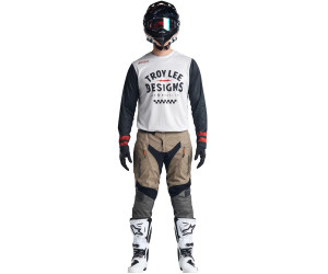 Мото джерси TLD Scout GP Jersey RIDE ON [CHARCOAL/VINTAGE WHITE] 