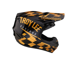 Мотошолом TLD SE4 POLYACRYLITE HELMET RACE SHOP [BLACK/GOLD] 