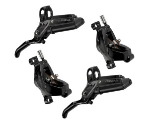 Тормоз дисковый SRAM Code Silver Stealth - Aluminum Lever, Stainless Hardware, Reach/Contact Adj ,SwingLink, Black Ano (includes MMX Clamp, Rotor/Bracket sold separately)C1