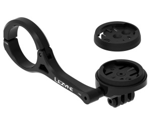 Крепление переднего света и компьютера LEZYNE GARMIN/WAHOO GPS FORWARD MOUNT под стандарт Go-pro Черный Y18