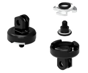 Крепление переднего света LEZYNE LED qPRO MOUNT быстросъемный адаптер под стандарт Go-pro Черный Y18