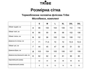 Термобелье мужское Tribe Microfleece (футболка+штаны) T-KA-0015-grey, T-KA-0015-grey