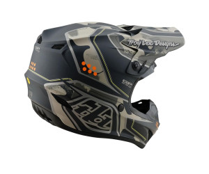 Мото шлем TLD GP PRO HELMET; TROOPER [BLACK / CAPER] 