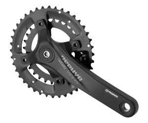 Комплект шатунів PROWHEEL ZEPHYR-501, (10S), 36/22T black