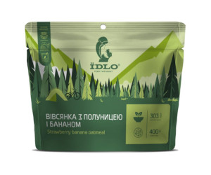 Овсянка с клубникой и бананом ЇDLO