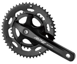 Комплект шатунів PROWHEEL RPE-421, (8S / 7S), 50T/34T black