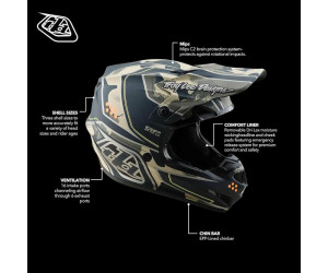 Мото шлем TLD GP PRO HELMET; TROOPER [WHITE] 
