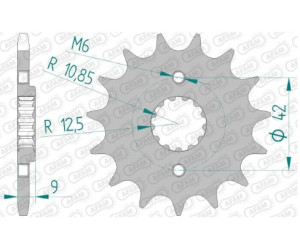 Звезда AFAM 520 Sprocket - Kawasaki, 14z
