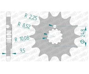Звезда AFAM 428 Sprocket - KTM, 13z