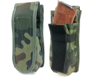Подсумок закрытый одинарный для 2 магазинов АК LeRoy Cordura мультикам (LE2963)