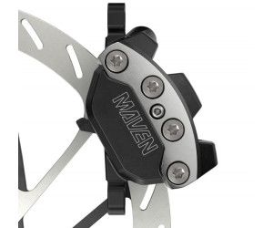 Тормоза Дисковые SRAM Maven Ultimate Stealth - Aluminum Lever, Ti Hardware, Reach/Contact Adj ,SwingLink, Clear Ano Hose (includes MMX Clamp,20P-2 Bracket) A1