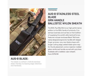 Нож SOG SEAL Pup Elite Mini