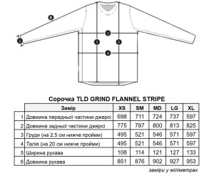 Сорочка TLD GRIND FLANNEL YD PlAID [CARBON] 