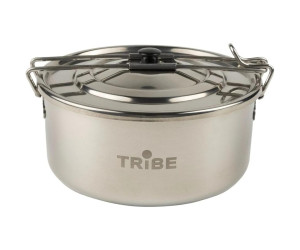Котелок Tribe Tourist Pot 0,9 л стальной T-FH-0007-metal