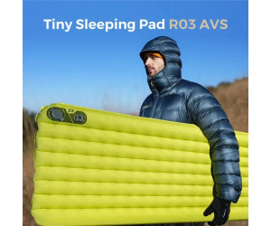 Килимок самонадувний Flextail Tiny Slleeping Pad R03 AVS, зелений