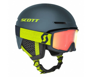 Гірськолижний шолом SCOTT TRACK + маска гірськолижна FACTOR PRO (білий ремінець) / розмір S