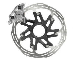 Дуал SRAM Disc Brake Red AXS E1 Stealthamajig connected w/ Flat Mount 20mm SS Hardware (Rotor sold separately)