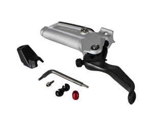 Ручка SRAM - CARBON LEVER (ASSEMBLED, NO HOSE, INCLUDES BARB,OLIVE,BOOT) SILVER ANO - PARALLEL HOSE EXIT ANGLE - MOTIVE ULTIMATE A2