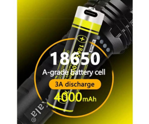 Аккумулятор LiitoKala USB-King4000 18650 на 4000 мА·год з USB