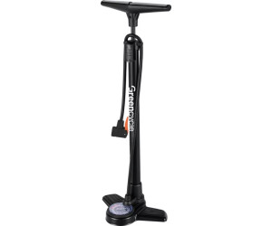 Насос підлоговий Green Cycle GPF-055 сталевий корпус, з манометром, Presta+Schrader, 160psi