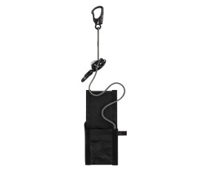 Спусковое устройство с сумкой Petzl Exo Eashook black 15m