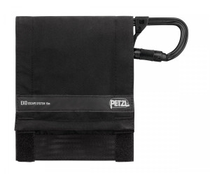 Спусковое устройство с сумкой Petzl Exo Eashook black 15m