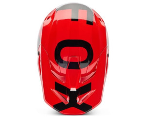 Шлем FOX V1 Helmet - SHIELD [Flo Red]